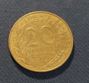 Moneta Francja 20 centymów 1981