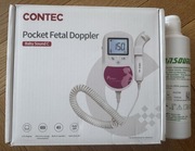 Detektor tętna płodu Baby Sound C przenośny CONTEC niebieski + żel