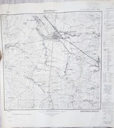 Oryg. niemiecka mapa Rosenberg O.S. Olesno 1912 r, pomiar 1883r , pieczątki