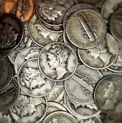 USA - 10 Centów - Mercury Dime - losowe roczniki - jakość XF/F