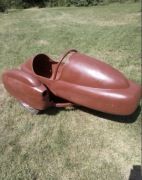 Przyczepka motocyklowa kosz Jawa czeski.1963