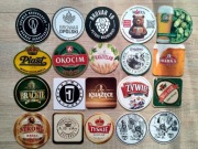 20 podkładek pod piwko NA JURZE KASZTELAN LECH WARKA PROFESJA OKOCIM itp.