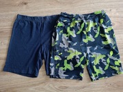 2 x Spodenki krótkie chłopięce rozm. 134/140 - 9/10 lat + gratis 