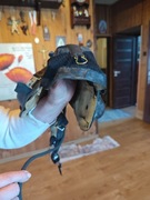 Stara pilotka lotnicza z słuchawkami