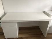 Biurko IKEA Malm białe 140 x 65 w bardzo dobrym stanie