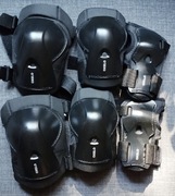 Zestaw ochraniaczy na kolana łokcie nadgarstki Rozmiar S OXELO Ochraniacze