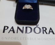 Pierścionek Pandora srebrny s925 