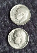 1 Dime Roosevelt 1985