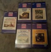 Zestaw pięciu kaset plus organizer modułowy