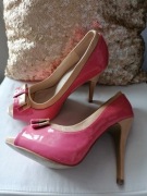 VICES WOMAN SEXI BUTY WYSOKI OBCAS CZÓŁENKA NOWE ELEGANCKIE 39