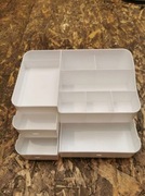 Organizer szkatułka na kosmetyki biżuterię pudełko szuflady pojemnik