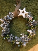  Duży  wianek  37 cm Boże Narodzenie