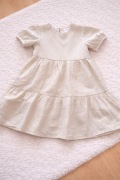 Sukienka dziewczęca 98 ecru złota nitka elegancka So Cute