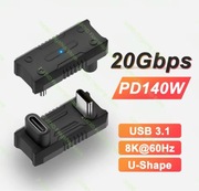 Adapter danych ROG Ally Adapter konwertera USB C do C MacBook Steam Deck