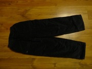 spodnie sztruksowe granatowe ocieplane rozm. 152