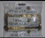 4x1 gr 2014 RM unc z woreczka p.opis