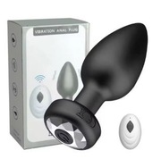 Wibrator korek analny wibrujący pilot ładowanie USB 10 wibracji