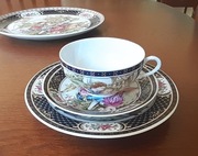 Piękny zestaw śniadaniowy japońska porcelana gejsza
