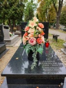 Bukiet do wazonu kwiaty na cmentarz stroik