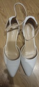 Buty ślubne białe 41rozm. PROMOCJA!