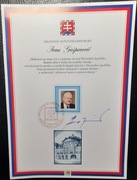 sprzedam oryginalny autograf prezydenta Słowacji Ivana Gašparoviča 