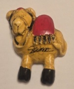 Magnes na lodówkę ceramiczny Tunisia Wielbłąd Baktrian Dromader(2K).