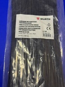 Opaski zaciskowe duże czarne 360 x 4,8mm 100 sztuk