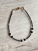 Bransoletka z turmalinem i perłami naturalnymi