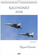 Kalendarz ścienny 2026 lotniczy pionowy A3 