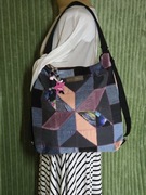 Torbo-plecak patchworkowy