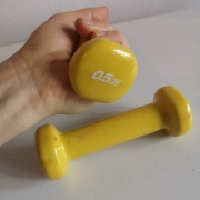 PLATINUM FITNESS hantle winylowe 0,5 KG hantelki ciężarki komplet 2 szt