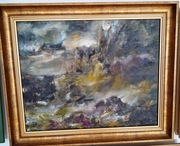 Obraz olejny JEST ZAKĄTEK NA TEJ ZIEMI...