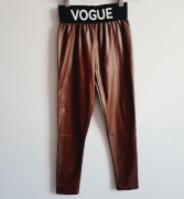 Legginsy VOGUE eko skóra Jesień