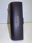 etui na okulary OLIVER PEOPLES LOS ANGELES, brązowe, sztywne, mocne,solidne