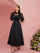 CZARNA SUKIENKA MAXI SHEIN 34