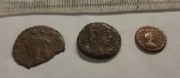 3 RZYM MONETY RZYMSKIE do rozpoznania Cena za 3szt