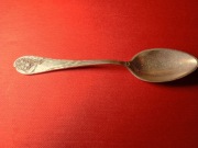 Fraget Warszawa łyżeczka sztućce irysy secesja II RP plater srebrzone