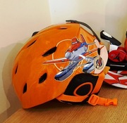 Kask narciarski, dziecięcy z regulowaną wentylacją, roz. S