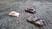 Modele czołgów t-34-85, m47 patton i t-90