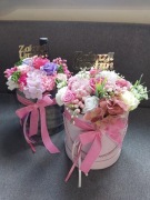 Flowerbox z mydlanych kwiatów, flower box