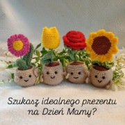 Prezent dla mamy wieczny kwiat flower box handmade gotowy do wręczenia 