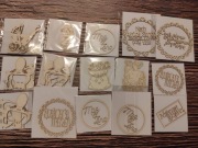 Mega paka zestaw tekturek do kartek różna tematyka 