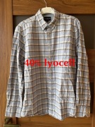 Koszula męska flanelowa, 40% lyocell Jean Paul, rozmiar L-super stan.