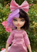 monster high lalka melanie martinez dollhouse ooak custom repaint 