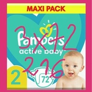 Pieluszki Pampers 2 4-8 kg 72 szt 