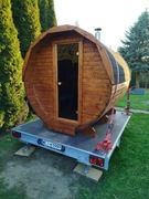 Sauna beczka 2,5 metra dla 4/6 osób 