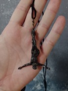 Odwrócony krzyż wisior Black metal