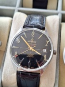 Atlantic Worldmaster ORIGINAL data czarny black z datownikiem