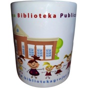 Kubek biblioteka GRÓJEC - śliczny - dzieci - NOWY