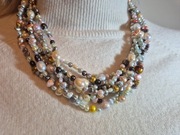 Perły barokowe multicolor naszyjnik 7 rzędów od Ross-Simons